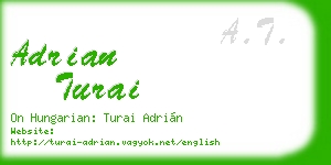 adrian turai business card